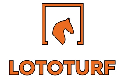 Logo LOTOTURF con ribete negro